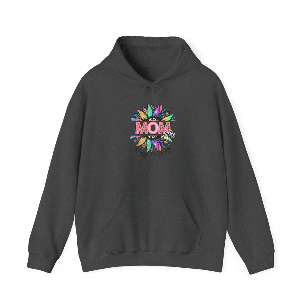 Mom Floral Hoodie – Colorful "Mom You Are Loved" Mother's Day Sweatshirt