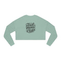Tired Moms Club Cropped Sweatshirt — Cozy Casual Gift for Busy Moms