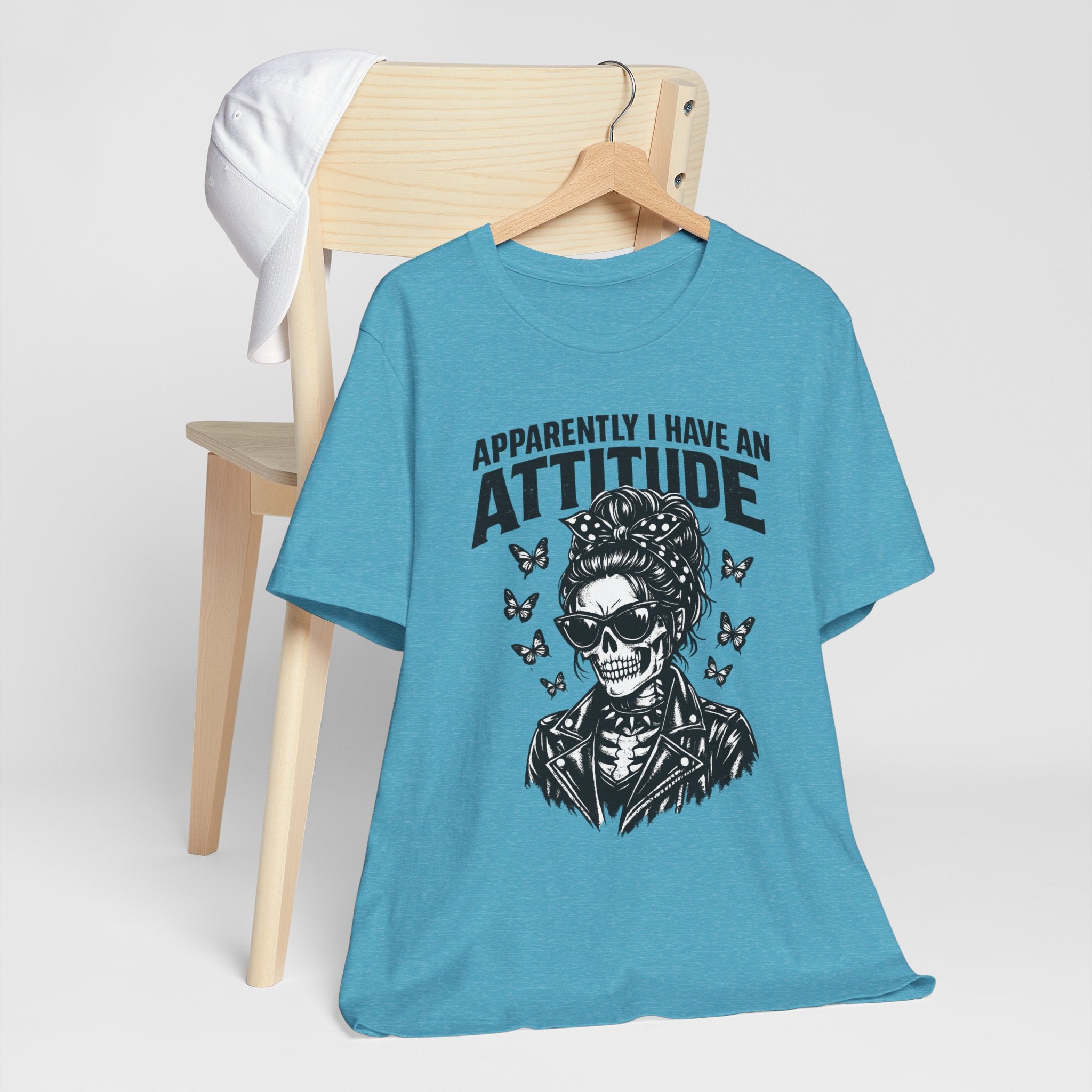 Apparently I Have An Attitude Skull Tee