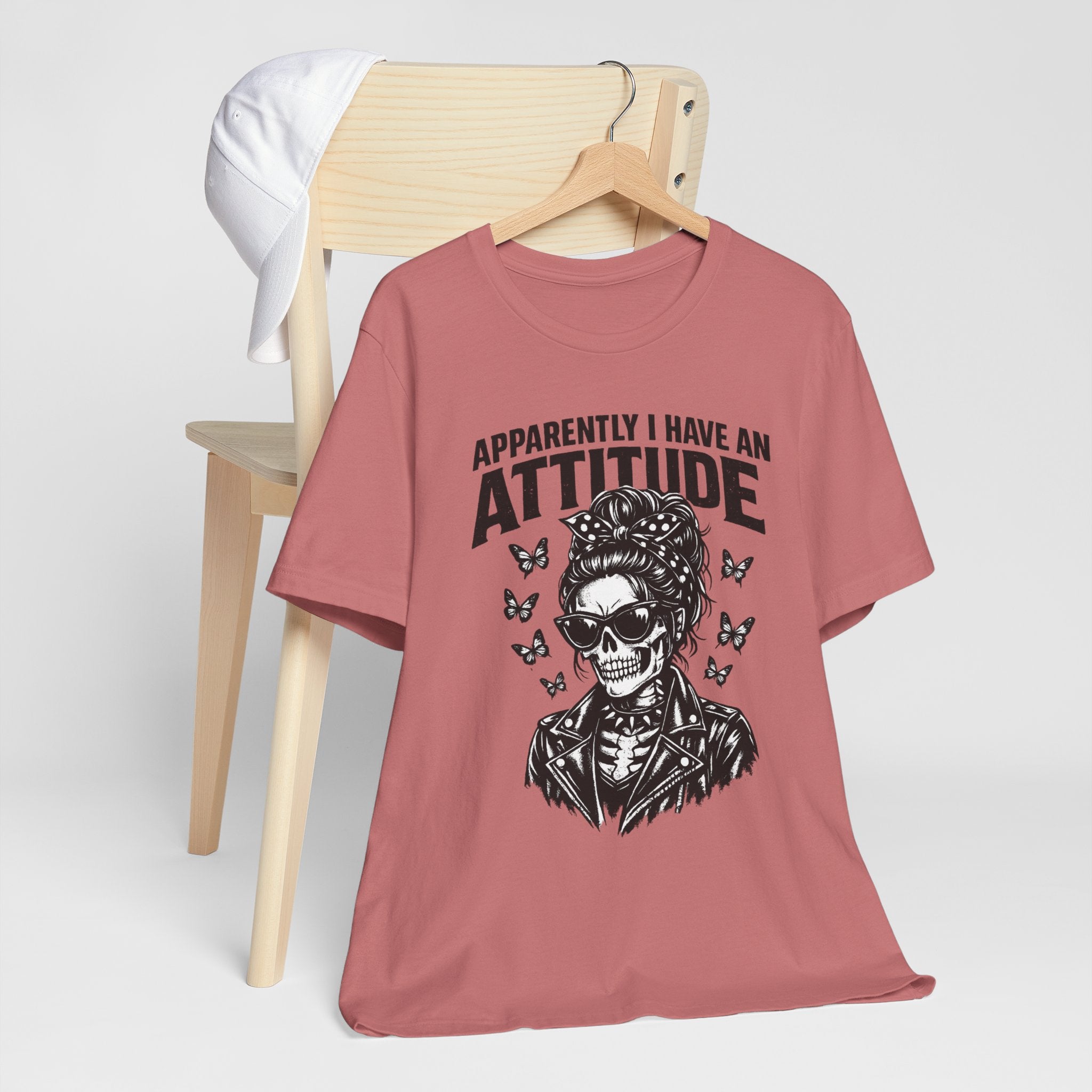 Apparently I Have An Attitude Skull Tee