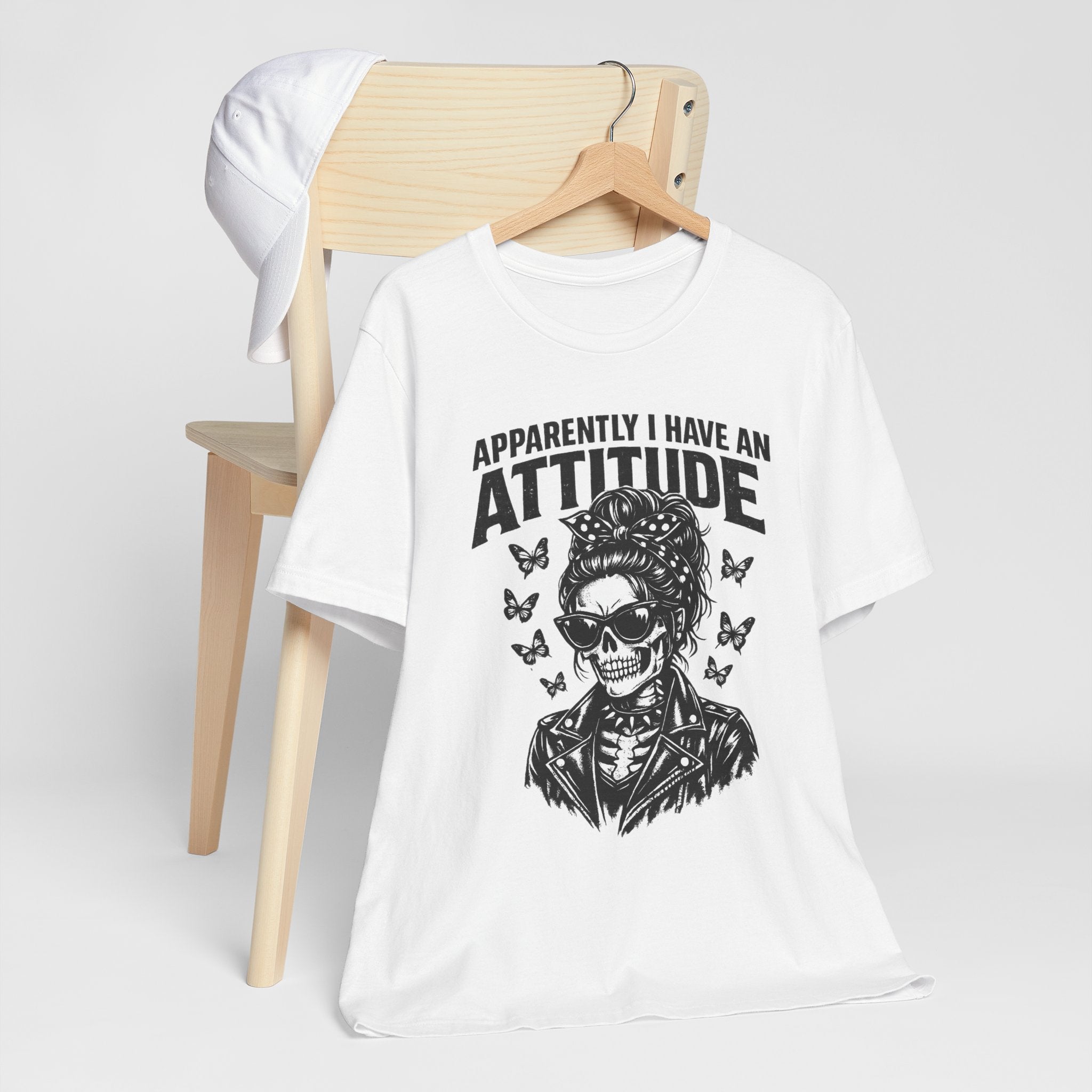 Apparently I Have An Attitude Skull Tee