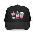 Trucker Hat — Cute Sparkle Milkshake Trio Foam Trucker Hat
