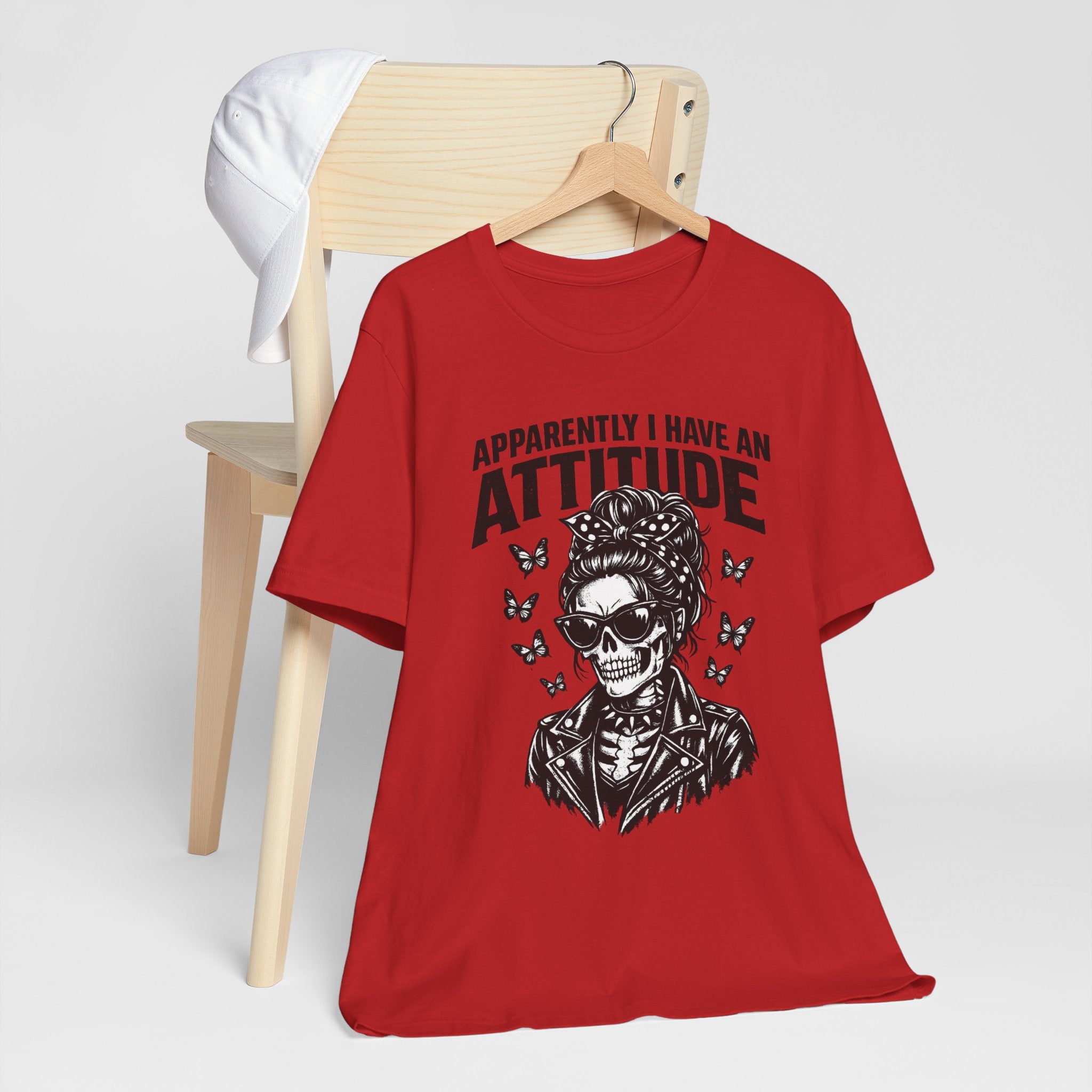 Apparently I Have An Attitude Skull Tee