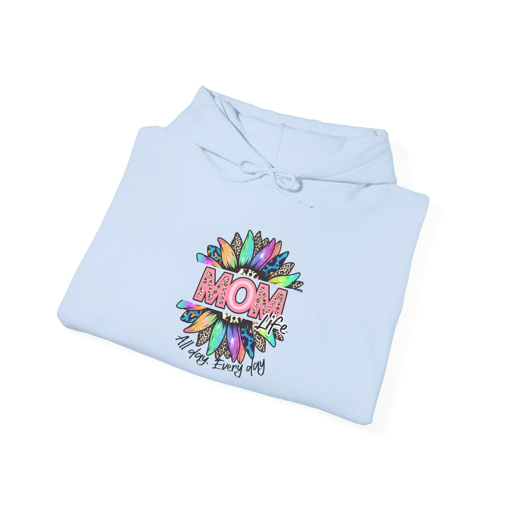 Mom Floral Hoodie – Colorful "Mom You Are Loved" Mother's Day Sweatshirt