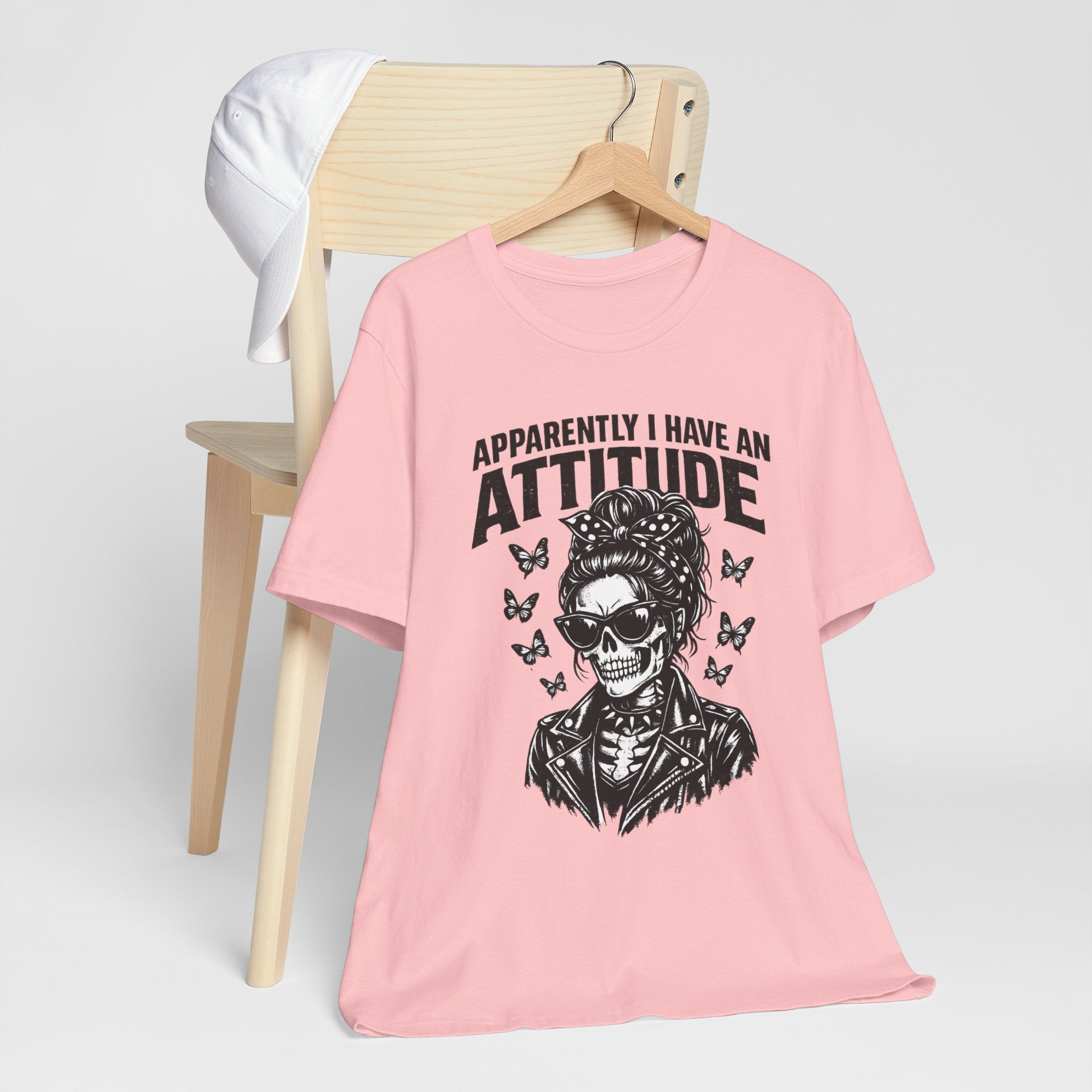 Apparently I Have An Attitude Skull Tee