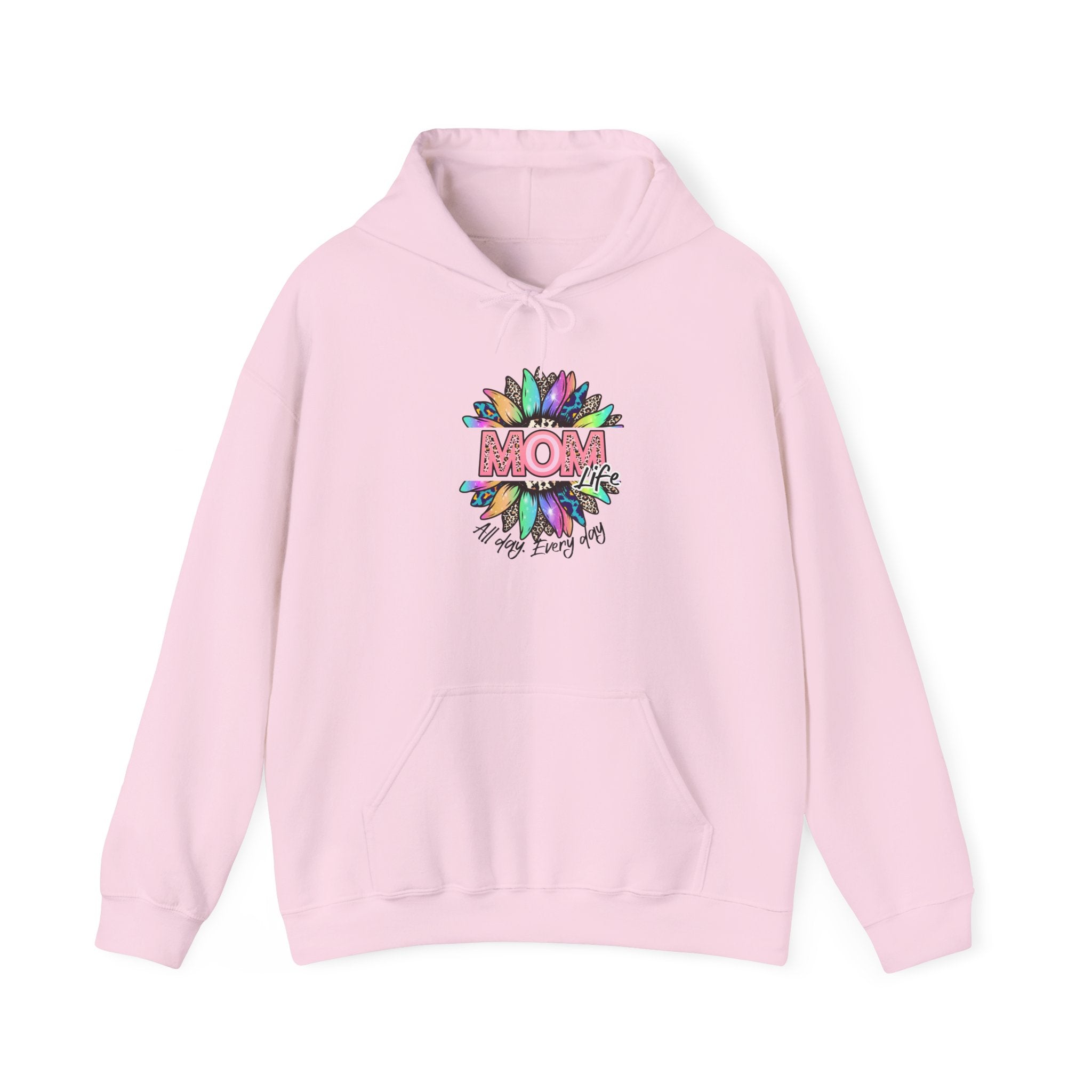 Mom Floral Hoodie – Colorful "Mom You Are Loved" Mother's Day Sweatshirt