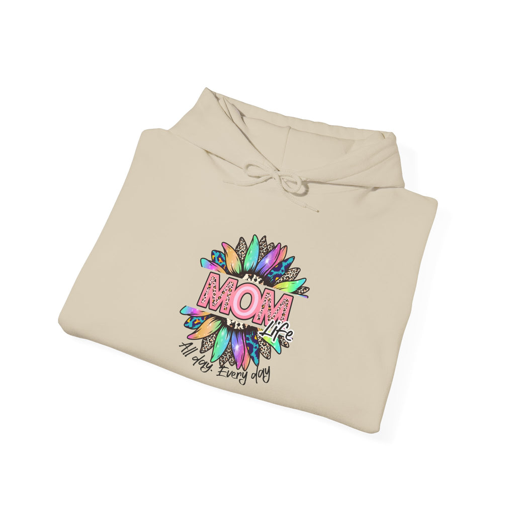 Mom Floral Hoodie – Colorful "Mom You Are Loved" Mother's Day Sweatshirt