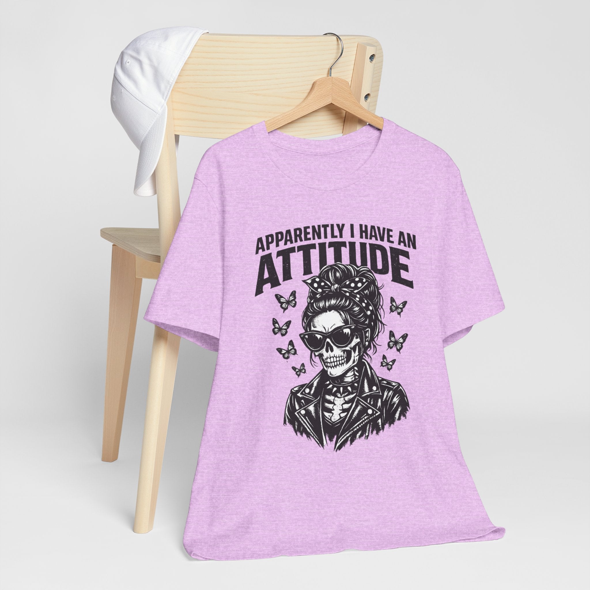 Apparently I Have An Attitude Skull Tee
