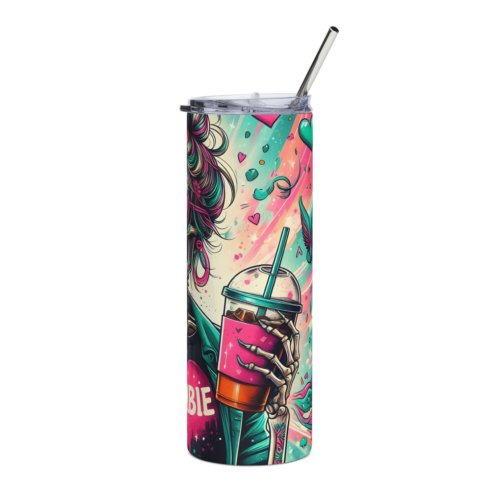 Mombie 20oz Stainless Steel Tumbler — Funny Mom Travel Cup