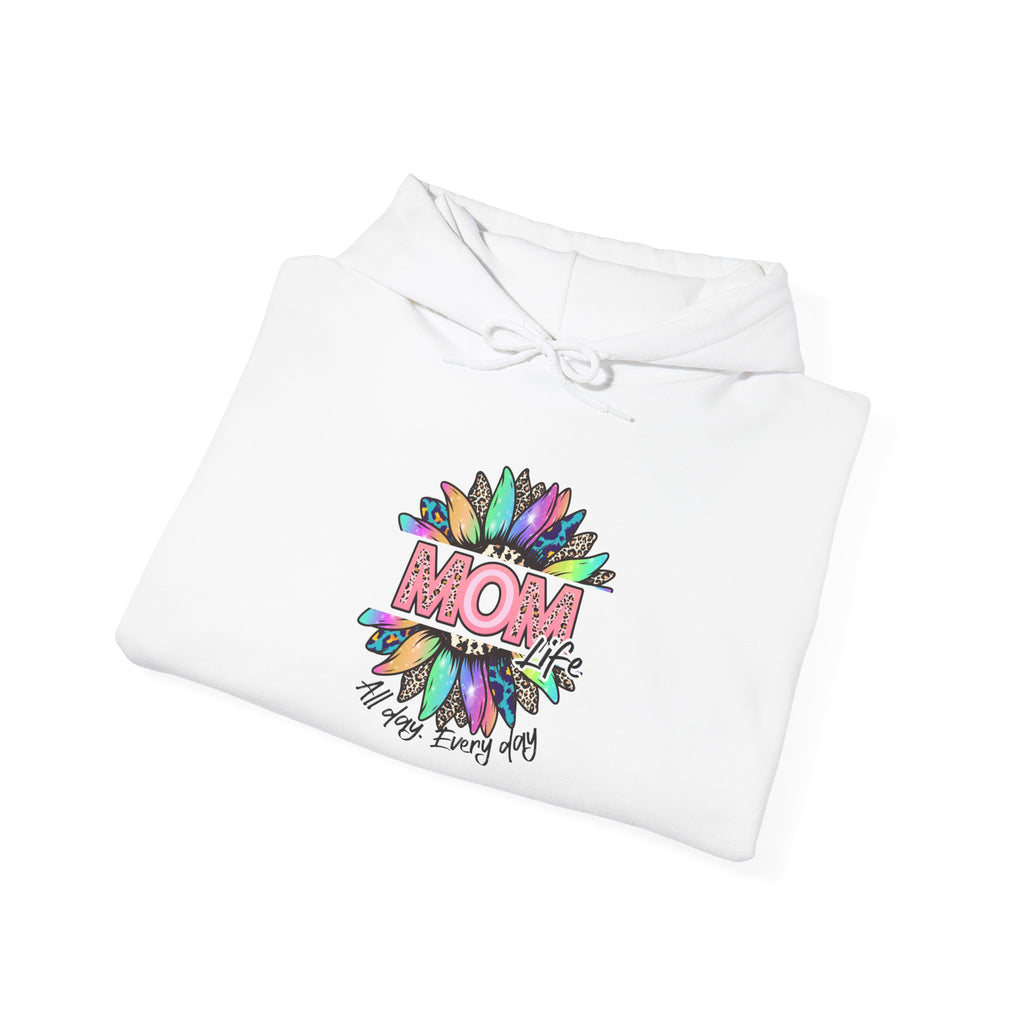 Mom Floral Hoodie – Colorful "Mom You Are Loved" Mother's Day Sweatshirt