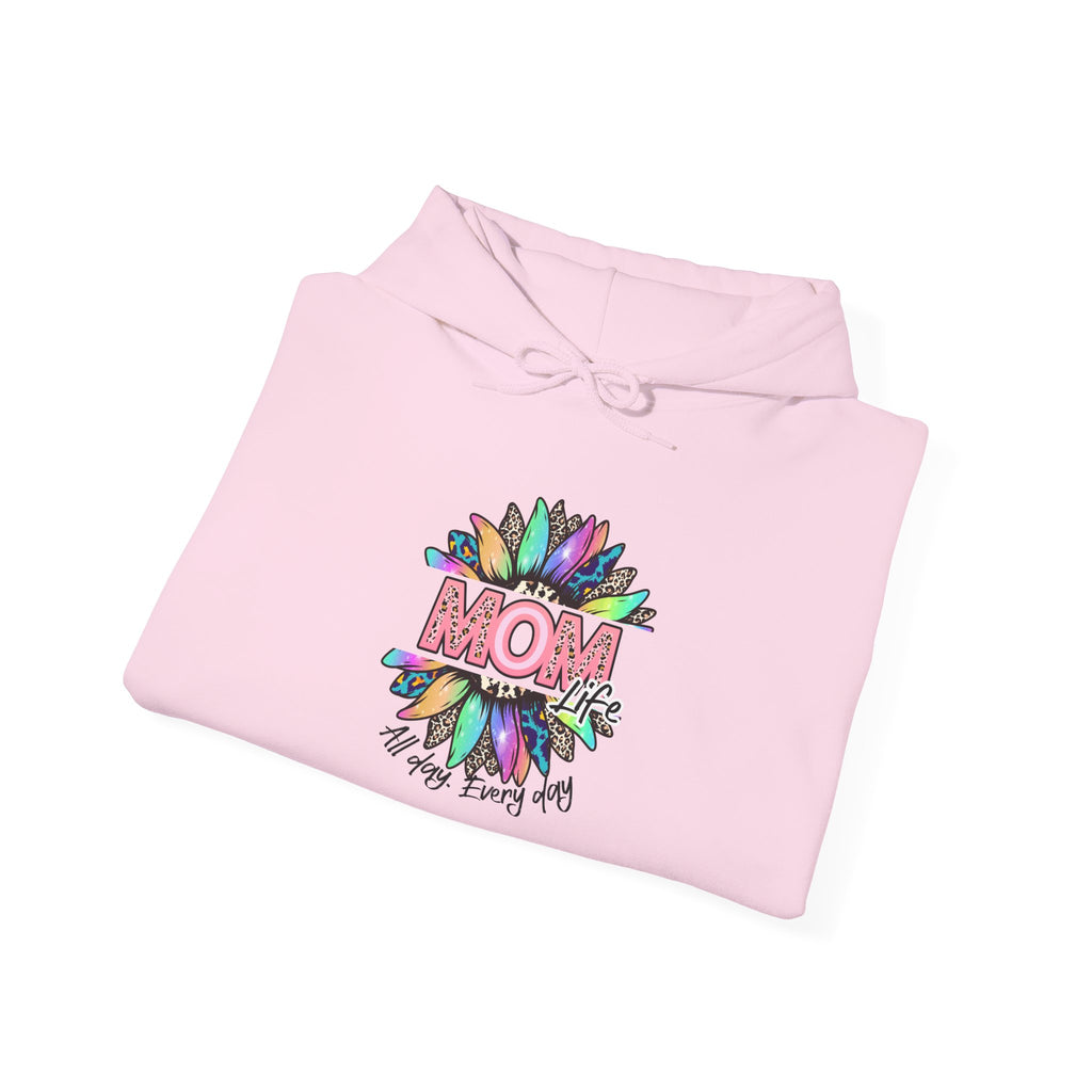 Mom Floral Hoodie – Colorful "Mom You Are Loved" Mother's Day Sweatshirt