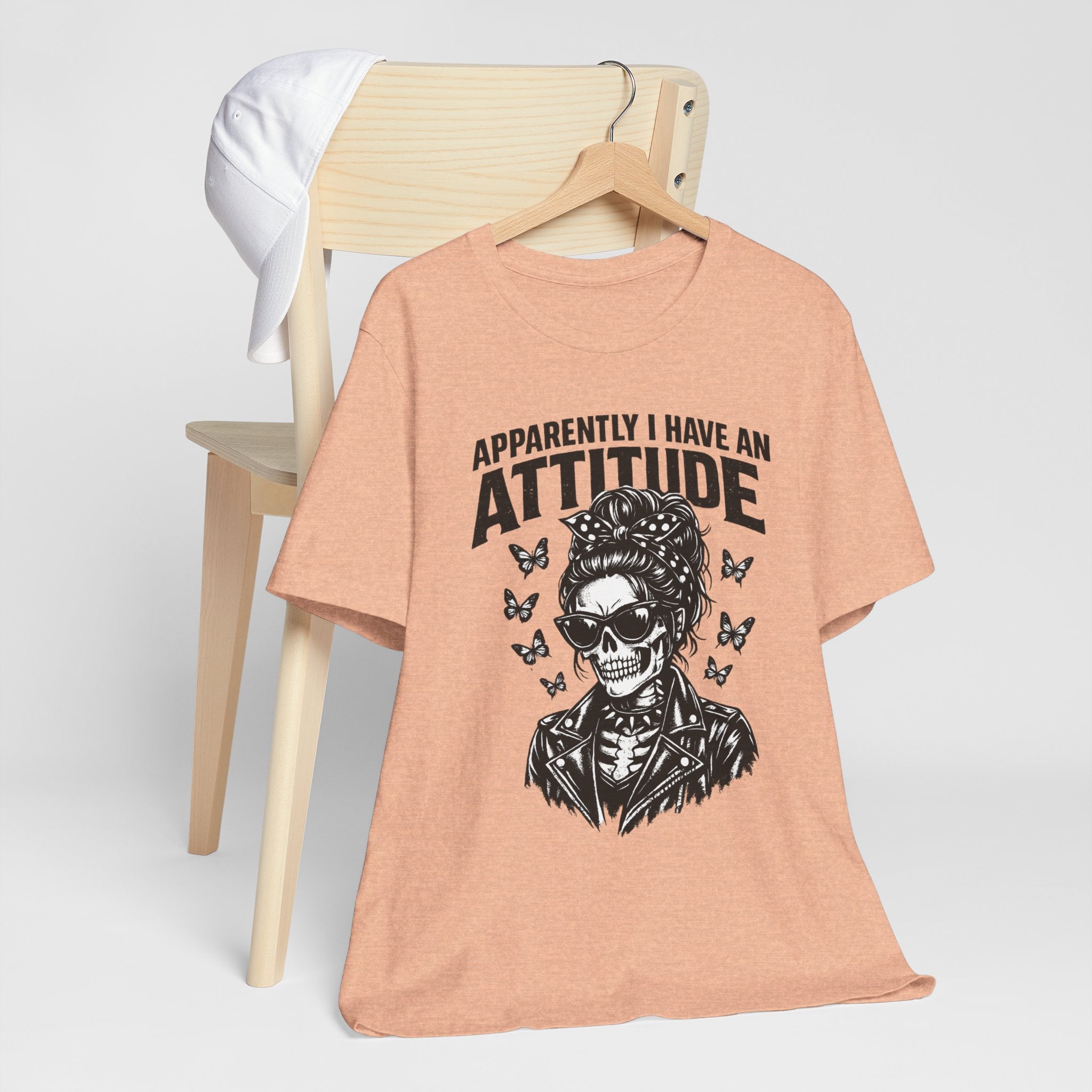 Apparently I Have An Attitude Skull Tee