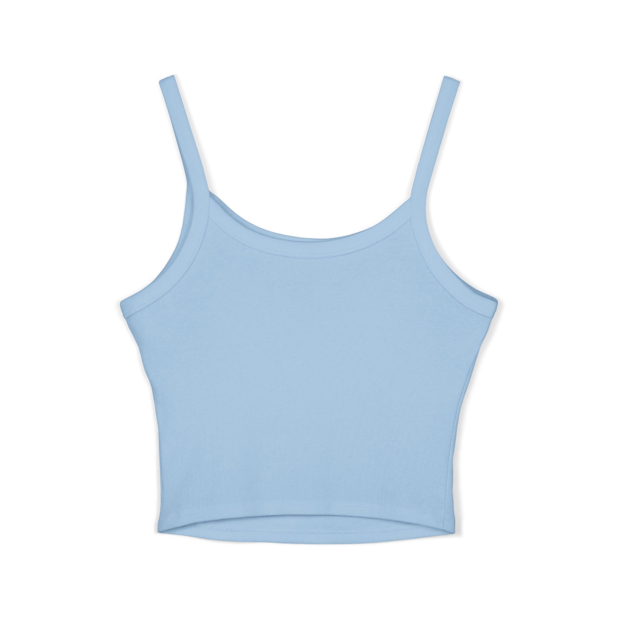 Spaghetti Tank Top — 'Mommy's Sassy Cup' Floral Skull Crop Top