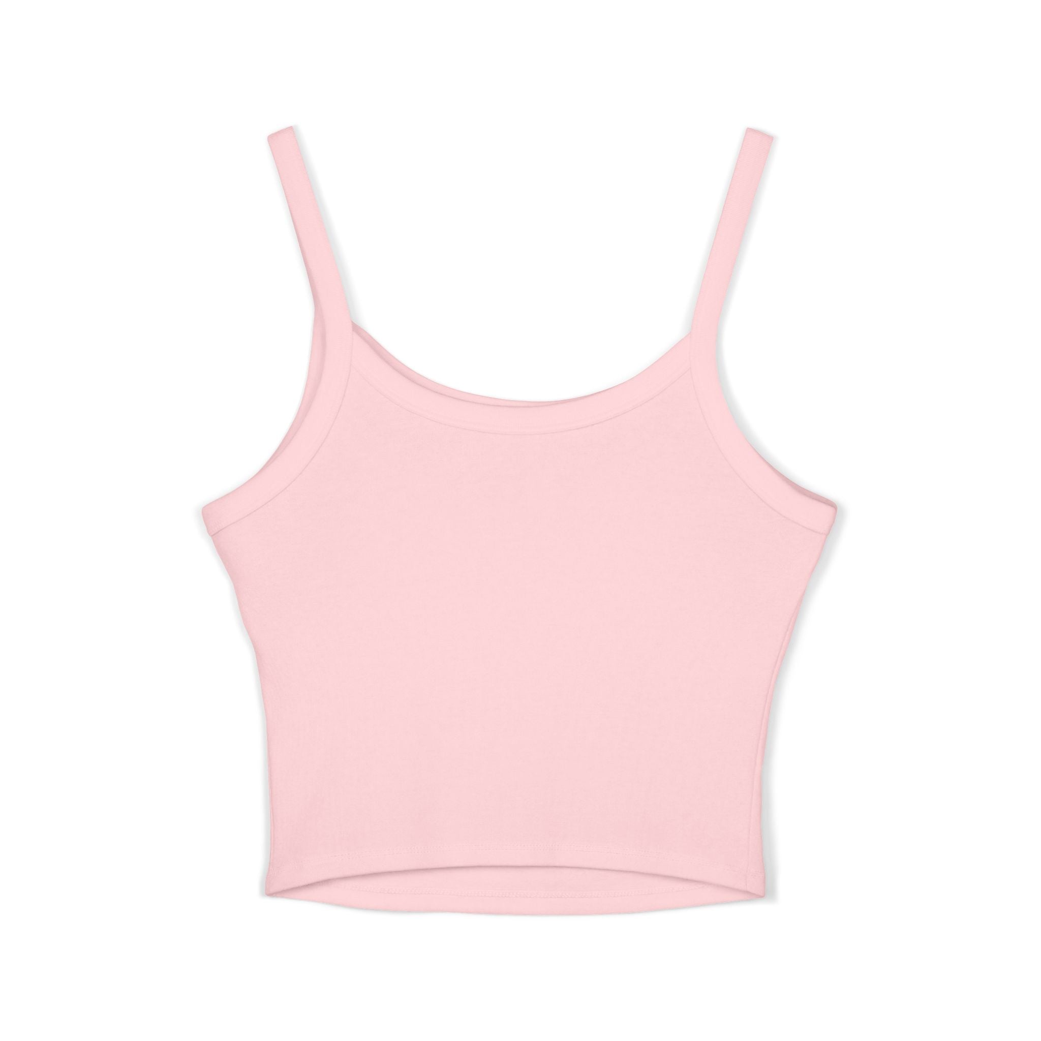 Spaghetti Tank Top — 'Mommy's Sassy Cup' Floral Skull Crop Top