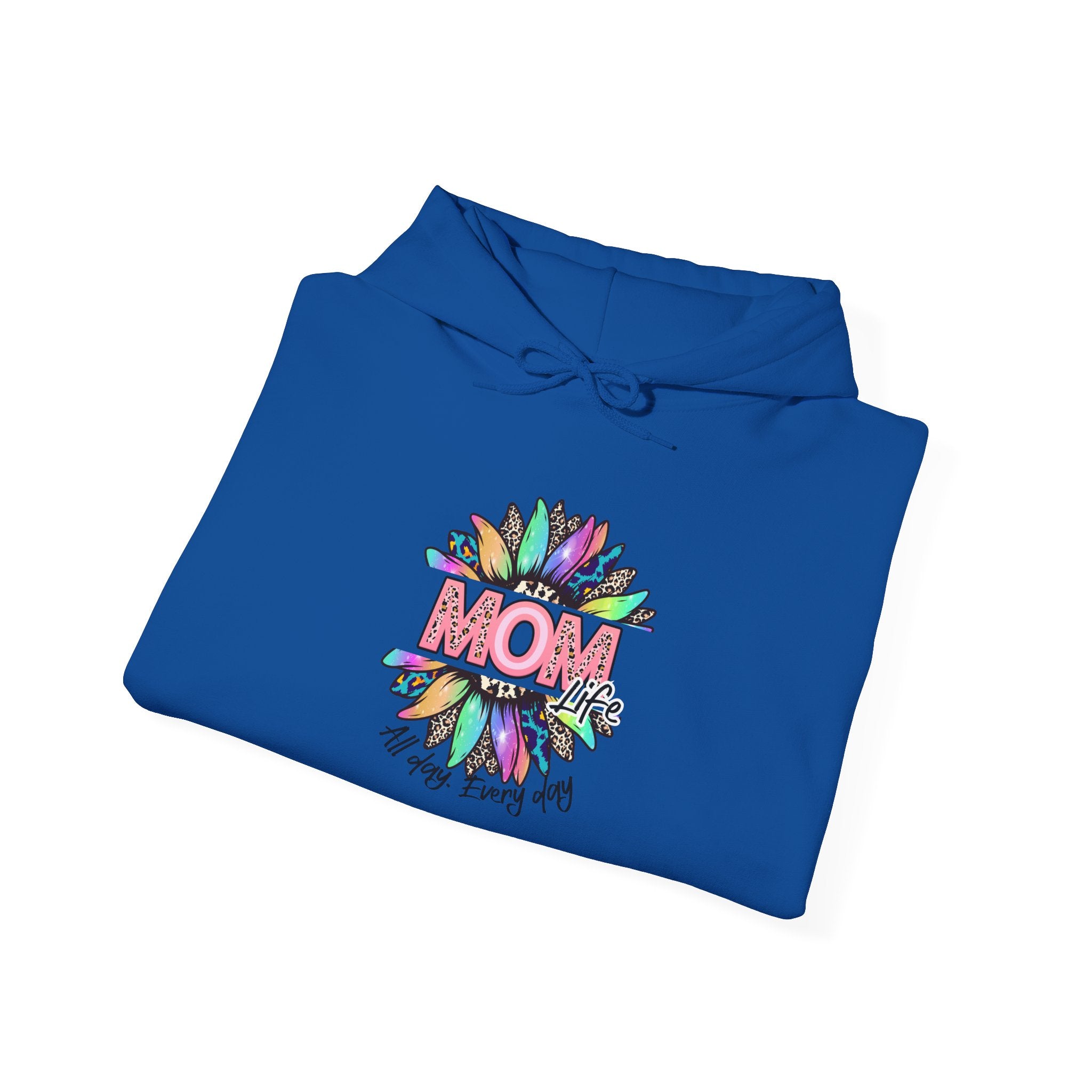 Mom Floral Hoodie – Colorful "Mom You Are Loved" Mother's Day Sweatshirt